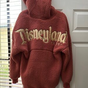 Disneyland Resort Pink Sherpa Spirit Jersey Hoodie